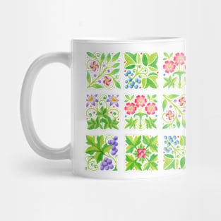 Tudor Flower Parterre Mug